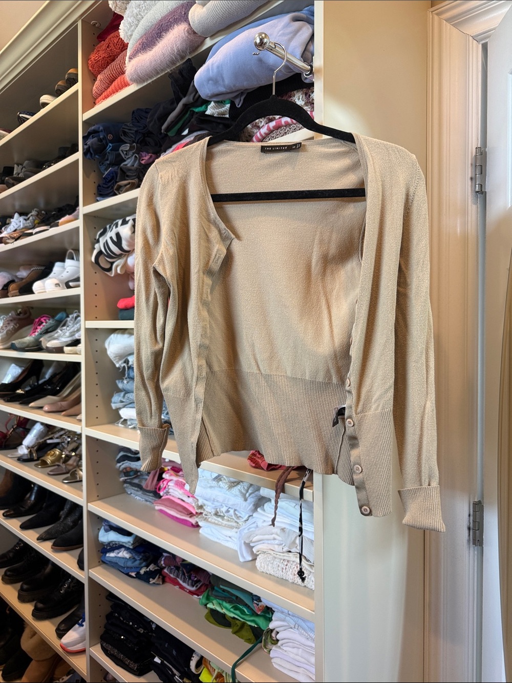 The limited Women's Lightweight Cream Cardigan